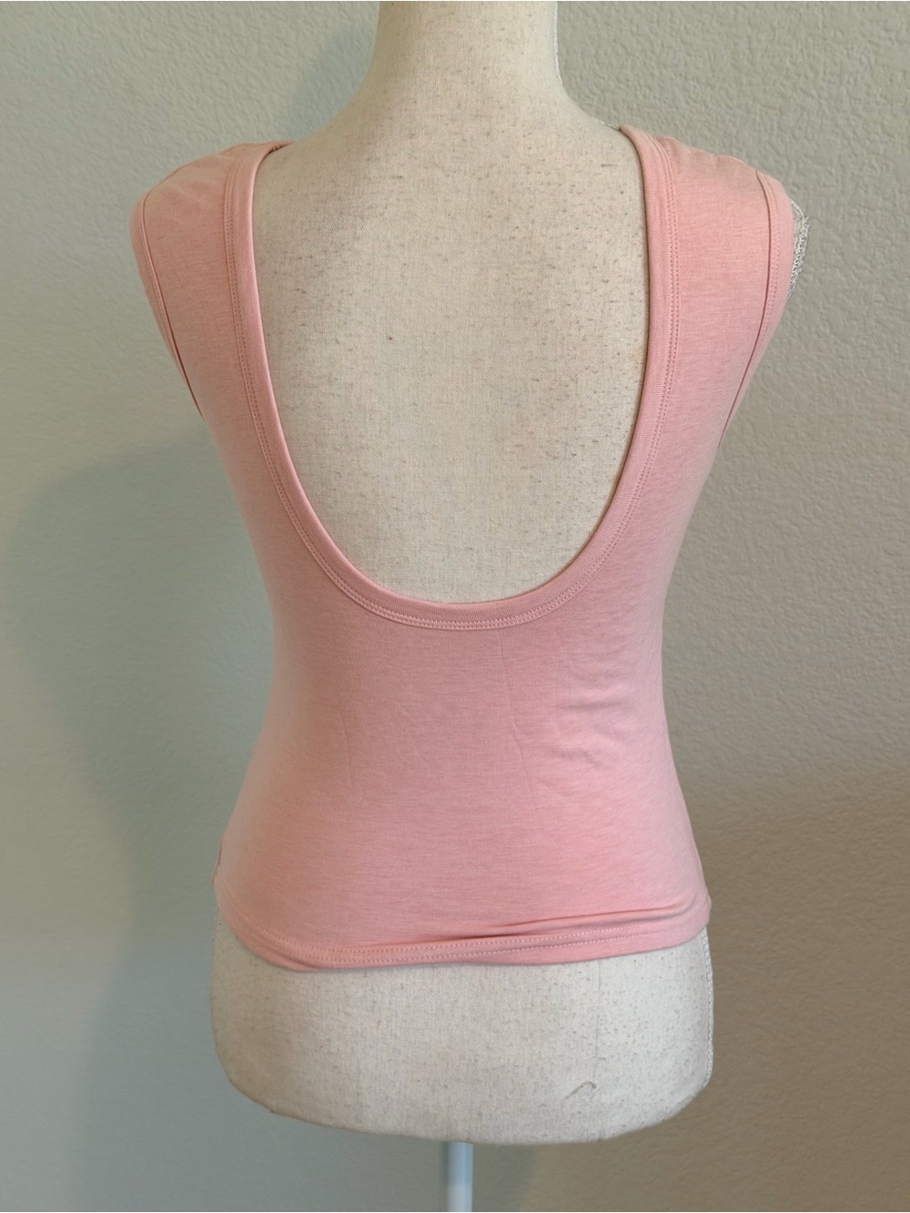OGL Light Pink Crewneck Sleeveless Tank Builtin Bra - Picture 2 of 4